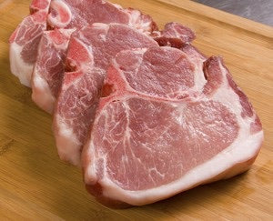 DRY AGED PORK CHOPS at Malloy's