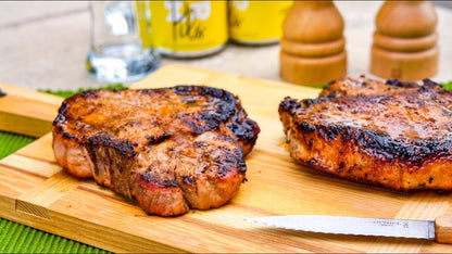DRY AGED PORK CHOPS at Malloy's